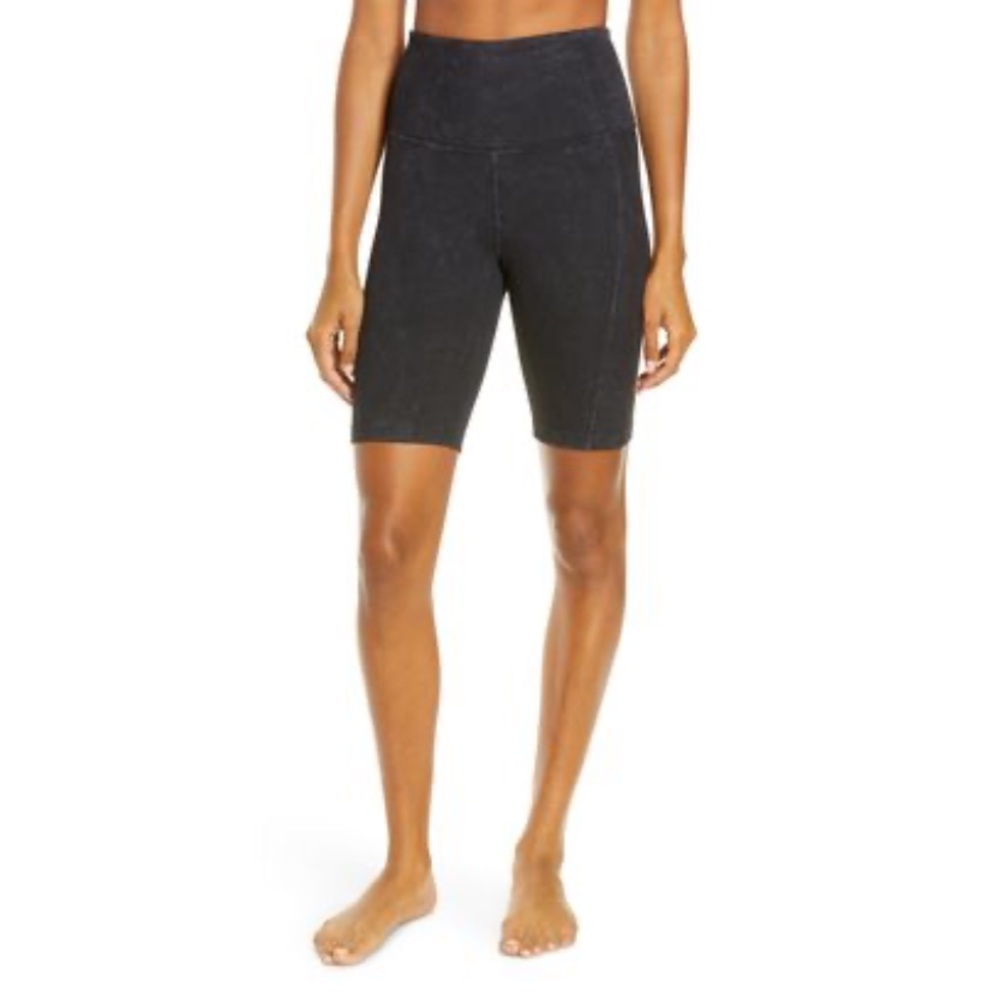 Zella Snow Wash Rib Bike Shorts